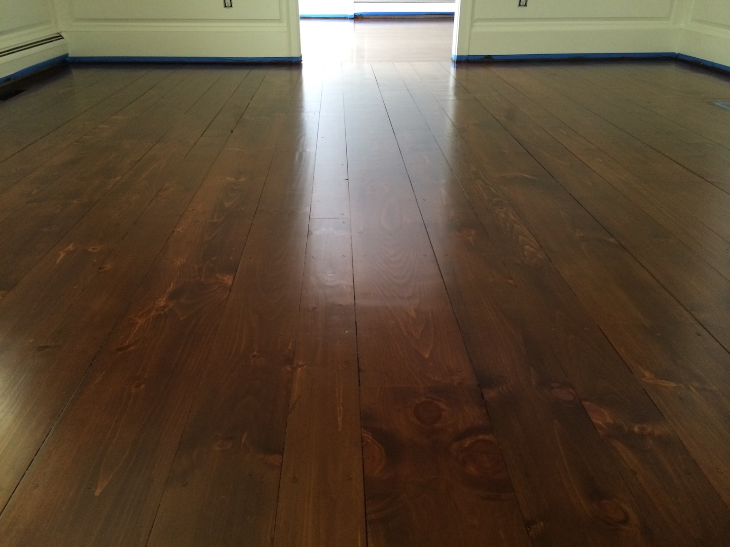 gandswoodfloors: White Pine Flooring install Lynn/Boston 